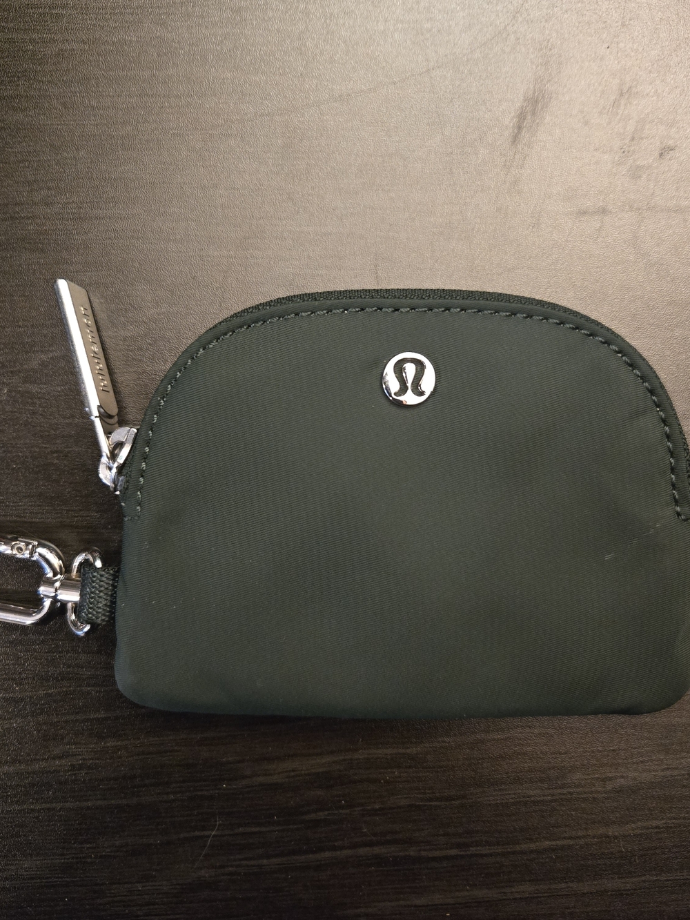 Lululemon Mini Pouch Wristlet Dark Green